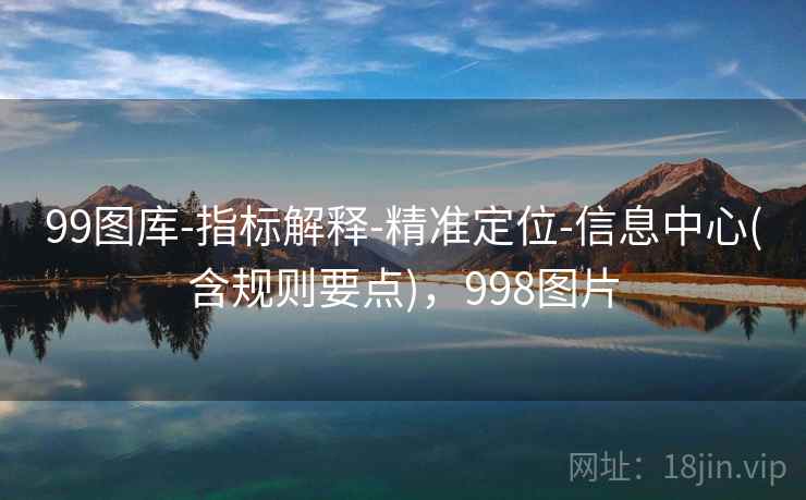 99图库-指标解释-精准定位-信息中心(含规则要点),998图片